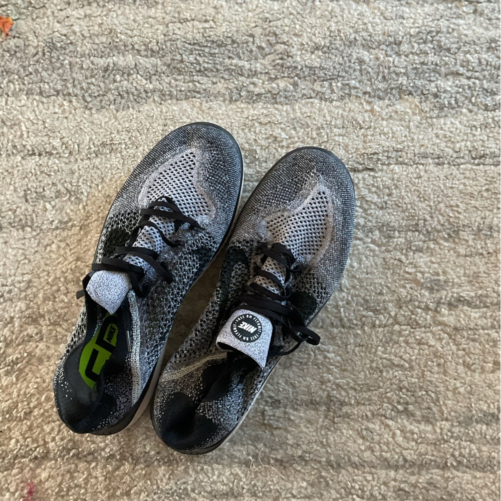 Black and Gray Athletic Shoes